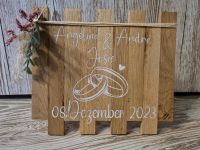 Hochzeit rustikal Geschenkidee plott Holz handmade Schleswig-Holstein - Neumünster Vorschau