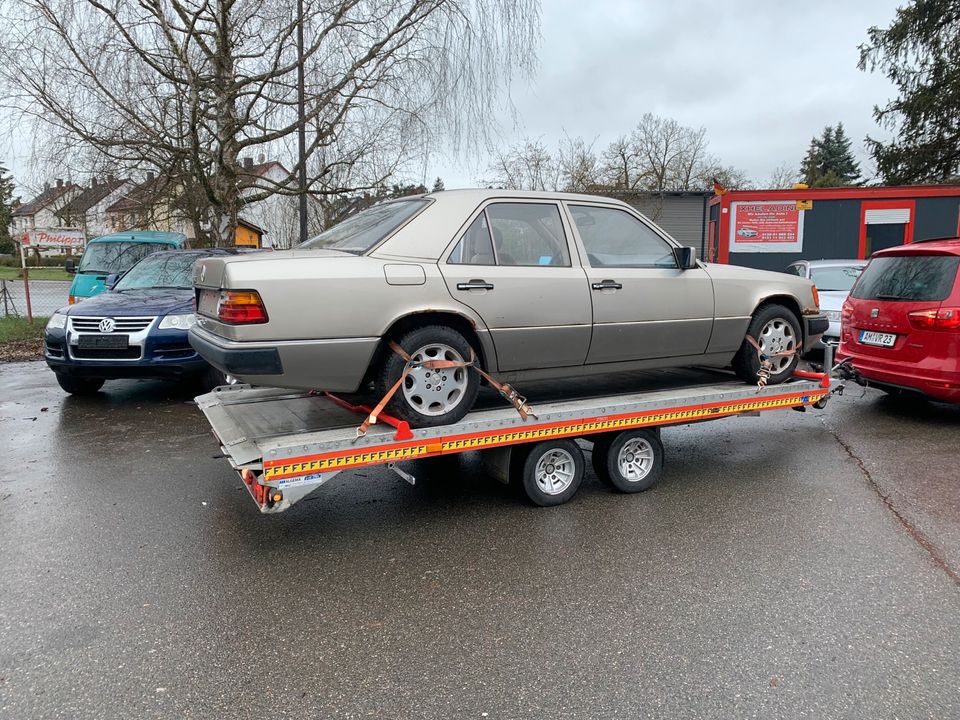 Mercedes W124 200E Anhängerkupplung Schiebedach Schalter Tausch in Königstein