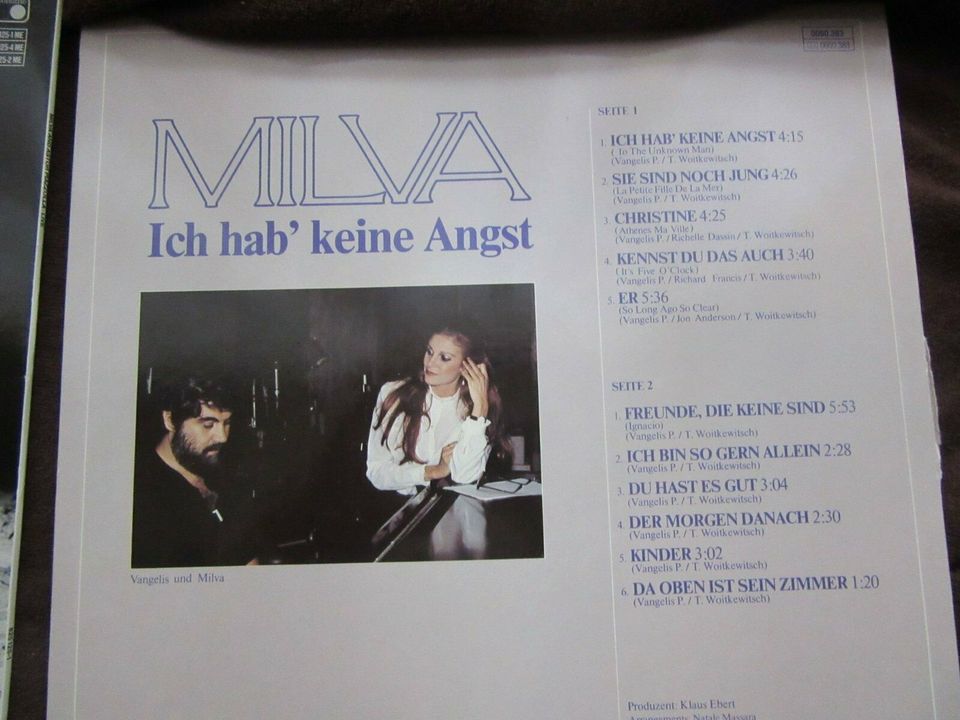 Milva 4 Lp s Schallplatten Sammlung in Ichenhausen