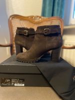 Neuwertig Massimo Dutti Stiefelette Veloursleder Leder Braun 39 Hamburg-Nord - Hamburg Barmbek Vorschau