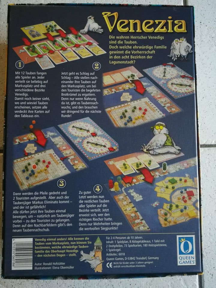 Spiel Venezia Queen Games Ronald Hofstätter Gesellschaftsspiel in Bröckel