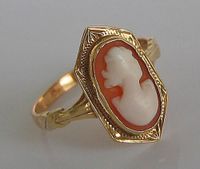 Kamee 14kt 585 Gold Ring Antik Muschel Gemme Cameo ♦️♦️♦️♦️ 3892 Bayern - Lichtenberg (Oberfranken) Vorschau