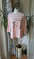 Gestreiftes pastelfarbenes basic Shirt mit ¾Ärmel von Bonita Sachsen-Anhalt - Halle Vorschau
