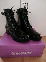 Boots Stiefelette Lack schwarz Damen Größe 38 Baden-Württemberg - Weinsberg Vorschau