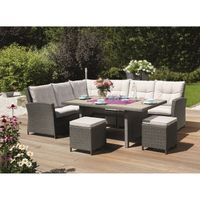 Neu OBI Lounge-Set Cleburne 7-teilige, Grau Wuppertal - Barmen Vorschau