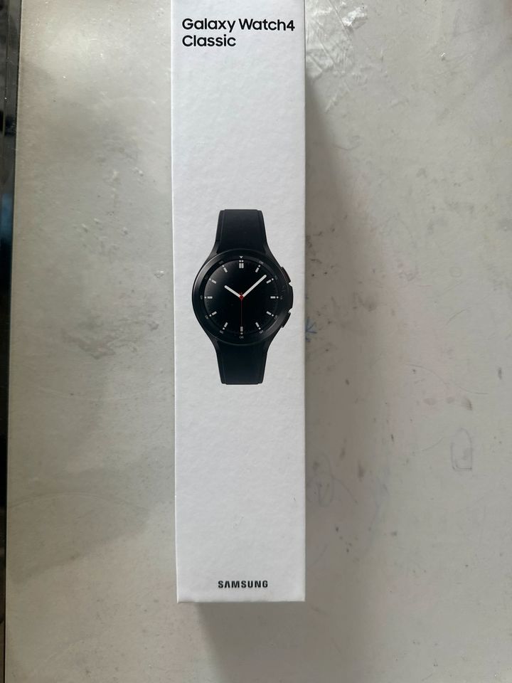 Smartwatch Galaxy Watch4 Classic 46cm BT Black 29 wie neu in Schwäbisch Gmünd