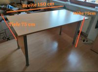 Holz beige Schreibtisch 150x75cm München - Ramersdorf-Perlach Vorschau