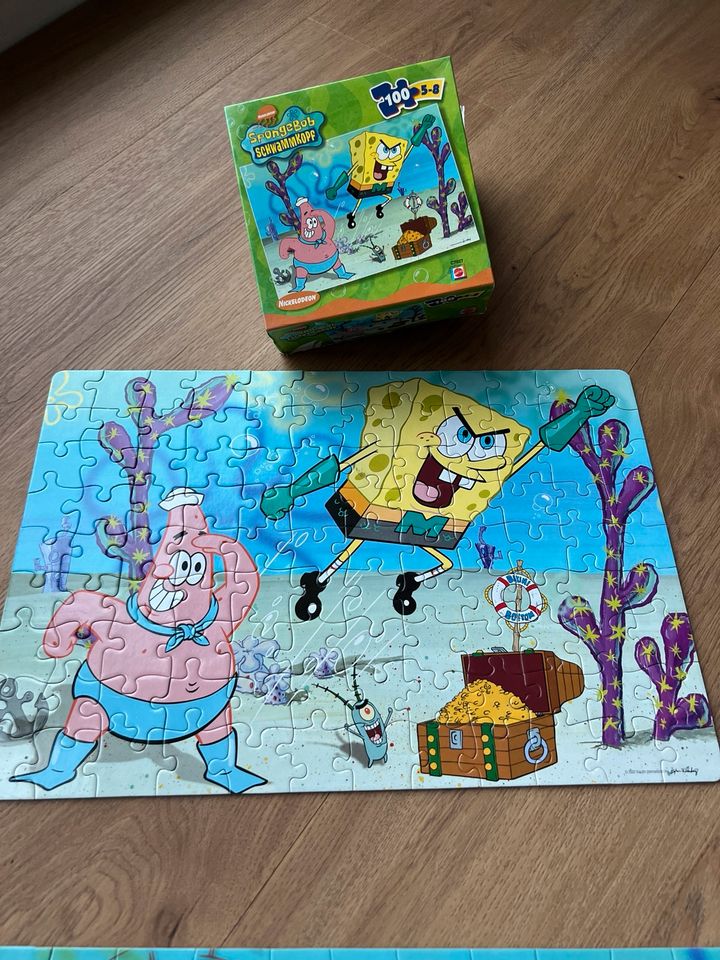 Spongebob Stofftier Puzzle Spiel Mau Mau in Rammingen