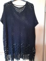 Poncho mit Fransen schwarz NEU Gr. XXL Leipzig - Kleinzschocher Vorschau