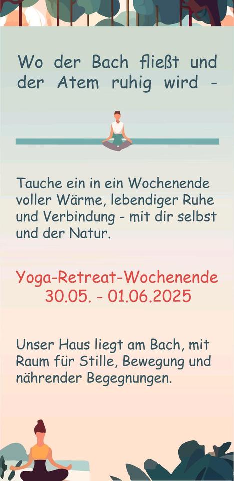 Muttertagsgeschenk mit Wirkung - Yoga-Retreat zum Kraftschöpfen in Stuttgart