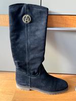 Tommy Hilfiger Stiefel Wildleder blau Leder Gr 40 Bayern - Grafing bei München Vorschau