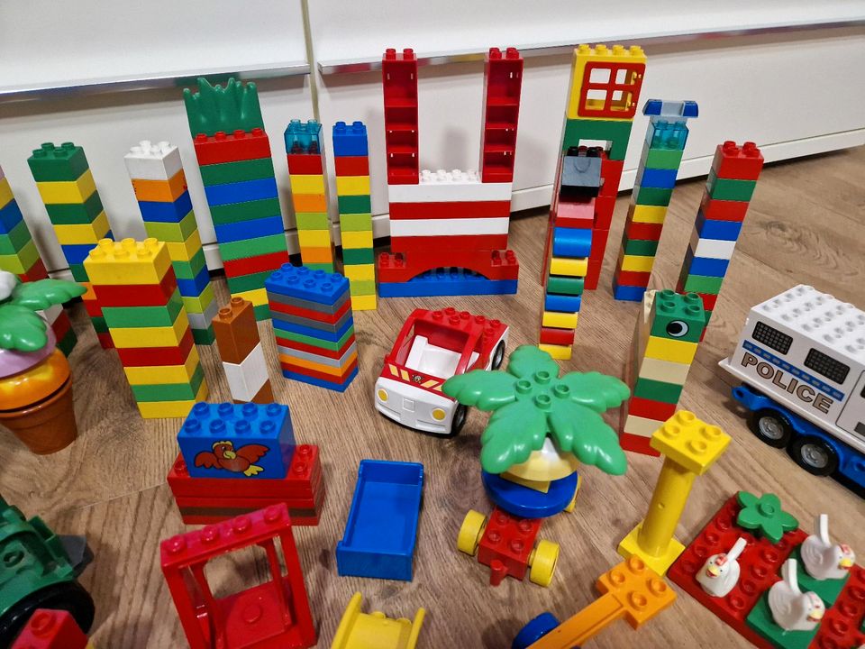 Lego Duplo Konvolut XXL Zoo Tiere Figuren Fahrzeuge Platten und u in Hamm