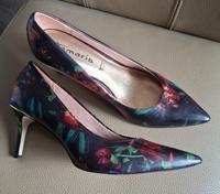Tamaris Pumps High Heels Blumen Floral schwarz Gr. 41 Top! NP 50€ Niedersachsen - Salzgitter Vorschau