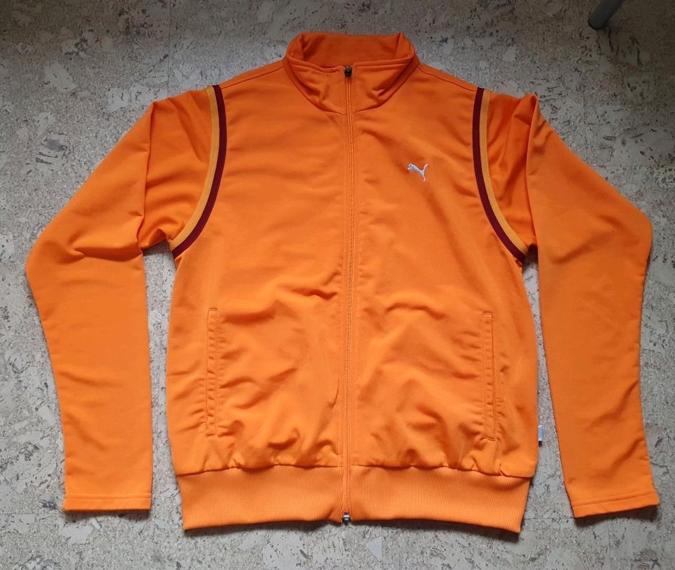 Puma Jacke mit Reißverschluss Gr 176 Farbe Orange Sehr cool in Ansbach