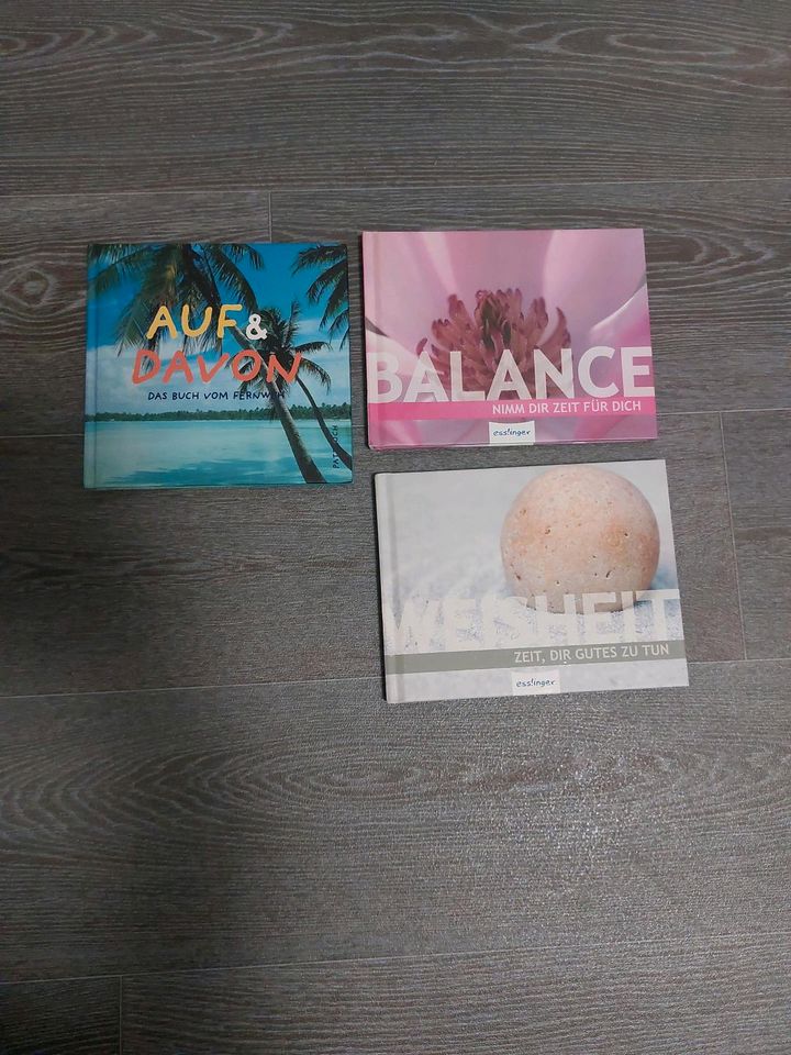 Weisheit,  Balance, Auf und davon/ 3 Bücher/ neuwertig in Berlin