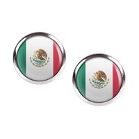 Mylery Ohrstecker Paar mit Motiv Mexiko Mexico Flagge silber vers Hessen - Trendelburg Vorschau