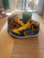 Jordan 1  in blau gelb Baden-Württemberg - Weinheim Vorschau