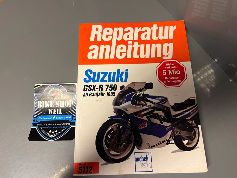 449_E Reparaturanleitung Suzuki GSX-R 750 Bucheli 5112 repair ser in Strotzbüsch