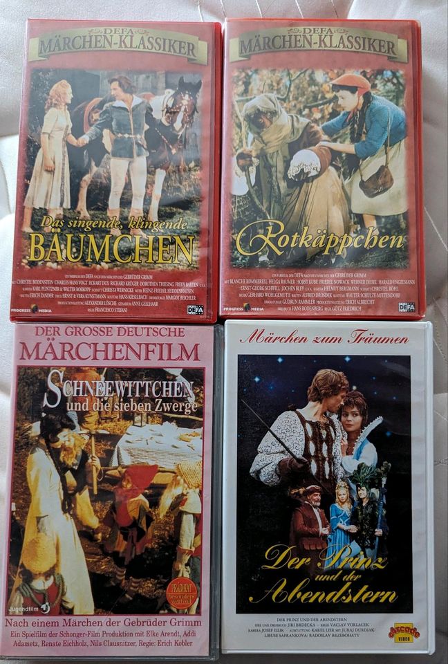 Verkaufe 4 VHS Märchen (Siehe Bilder) in Leinefelde