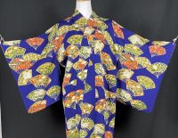 Vintage Unisex Kimono Japan Alt Seide Indigo Tiefes Blau Friedrichshain-Kreuzberg - Friedrichshain Vorschau