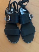 Sandalen mit Schnallen schwarz Gr 38 Kr. München - Unterhaching Vorschau
