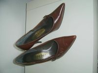 Vintage Gabor Hammer Pumps Original 50er Leder wie neu Hessen - Friedrichsdorf Vorschau