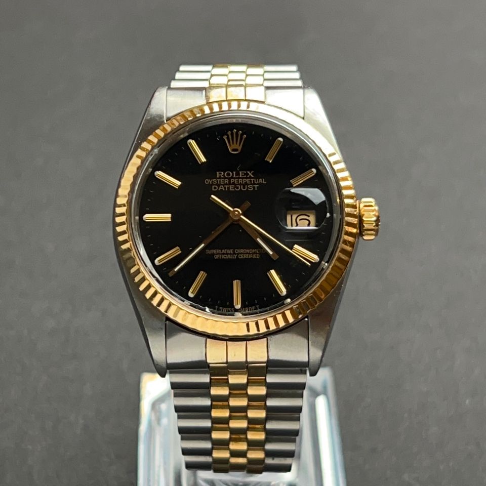 Rolex Datejust Stahl/Gold 16013 Black Dial 36mm in Stuttgart