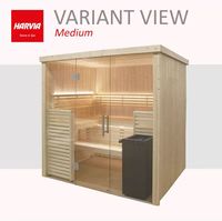 Harvia Variant View Medium - Innensauna - 161 x 206 x 202 (T x B x H) - Sauna - Haussauna - Kellersauna - Gartensauna - Fasssauna - Außensauna - Klafs Nordrhein-Westfalen - Steinhagen Vorschau