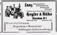 LANZ Händlerschild Heyser & Rühe Dresden! Brandenburg - Oranienburg Vorschau