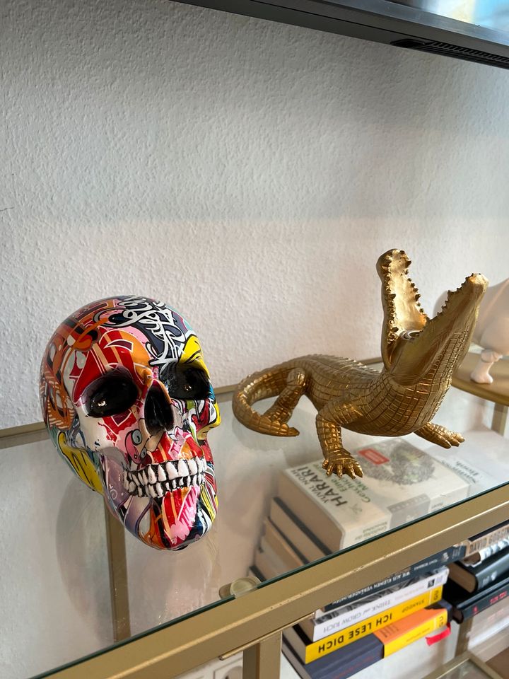 Bunter Totenkopf in Saarbrücken