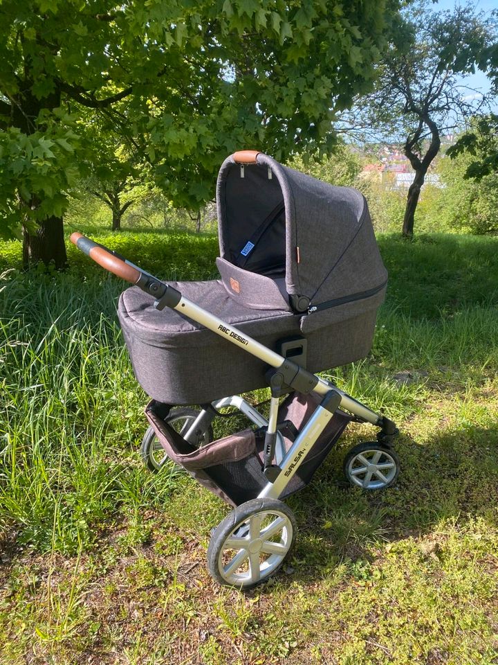 ABC Design Kinderwagen Salsa 4 mit Zubehör grau in Aalen