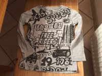 ** Longsleeve Shirt grau mit Comic Print Gr.116 **(542) Bayern - Sachsenkam Vorschau