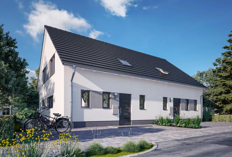 Familienglück in Finsterwalde - Doppelhaushälfte Behringen 116 in Finsterwalde