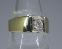 585 Gelbgold Solitär Ring mit Brillant 0,5ct Bremen - Neustadt Vorschau