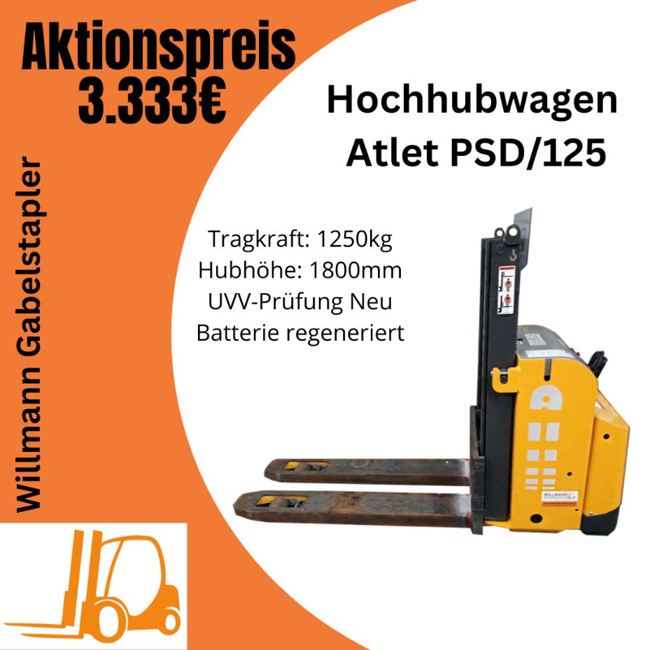 Hochhubwagen Atlet, Doppelstock, Hubwagen, Ameise, Stapler in Emmendingen