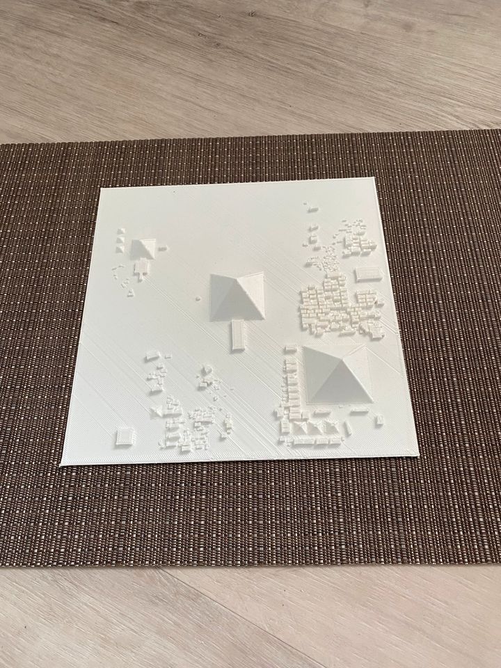 Deine Stadt als Dekoration (Heightmap) |3D Druck| in Unterschneidheim