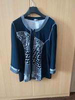 Gelco Jacke jäckchen schwarz- weiss gr. 40 Reißverschluss Hessen - Fulda Vorschau