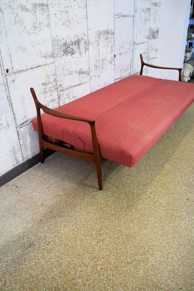 50er 60er Jahre Teak Daybed, Klappsofa, Schlafsofa, Sofa, Couch in Hannover