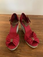 Tommy Hilfiger Keilsandalette - Gr. 40 - Rot Baden-Württemberg - Hirschberg a.d. Bergstr. Vorschau