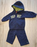 Haushanzug Sweatjacke Sweathose Esprit Baby dunkelblau grün 74 Niedersachsen - Stade Vorschau