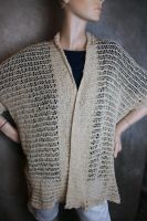 Handgestrickte Kurzarm-Strickjacke - Damen Sommerjacke, Damen Str Niedersachsen - Harsefeld Vorschau