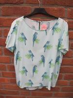 Lieblingsstück Bluse, grün, Papageien-Muster, Gr. 38 Nordrhein-Westfalen - Geldern Vorschau