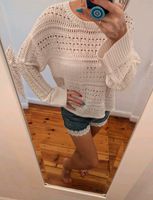 Neu Oversized Häkelpullover Strickpullover weiß Sommer Spitze Boh Berlin - Wilmersdorf Vorschau