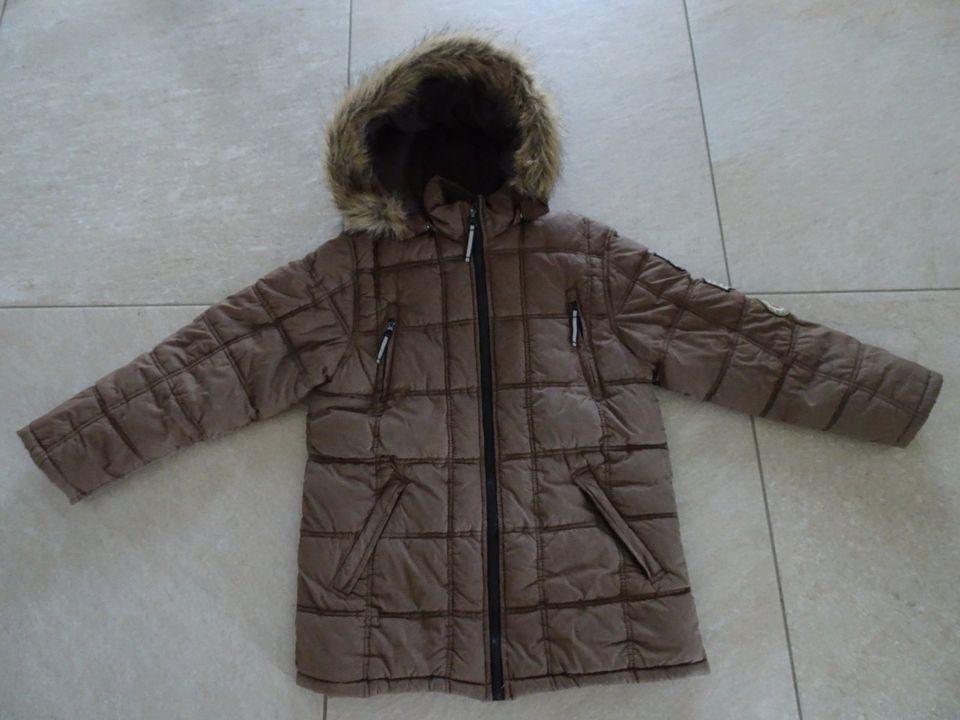 Winterjacke, Schneejacke, Steppjacke, Annorak, braun, Gr.152 in Dippoldiswalde