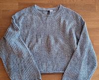 Blauer Strickpullover von Divided/H&M, Gr. M, cropped Bayern - Germering Vorschau