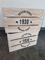 Holzkisten-Dekokisten 1930 white washed verschiedene Größen Hessen - Büdingen Vorschau