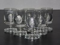 6 St. Schnapsglas rastal mit Zinnmünze Stamper Stamperl Short Kiel - Kronshagen Vorschau