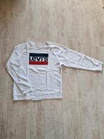 Levi's Pullover L – Weiß mit Logo-Druck Niedersachsen - Drestedt Vorschau