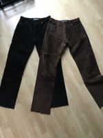 Vintage Lederhose von Enjoy, Porc Velours, braun Köln - Worringen Vorschau