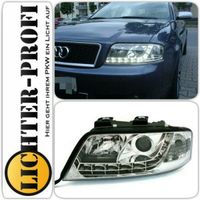 Led TFL Optik Scheinwerfer chrom für Audi A6 4B C5 BJ 97-01 Neu Hessen - Calden Vorschau